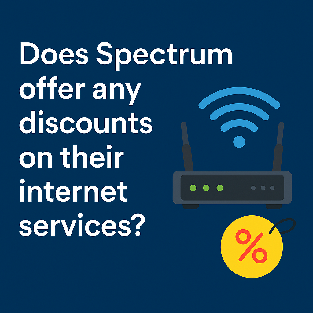 Does Spectrum Offer Any Discounts on Their Internet Services?